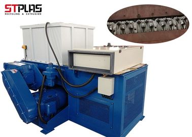 폐기물 단 하나 갱구 D2, 15kw - 110kw 힘을 가진 플라스틱 슈레더 기계
