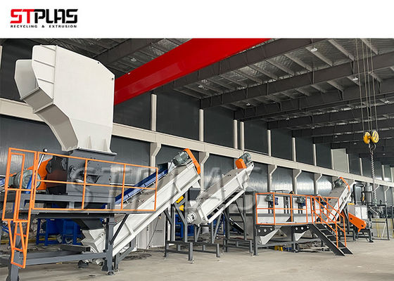 156kw 1000kg/H SUS304 HDPE 세탁 라인 드럼/병/바구니/배기