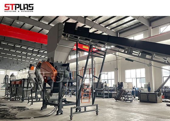 156kw 1000kg/H SUS304 HDPE 세탁 라인 드럼/병/바구니/배기